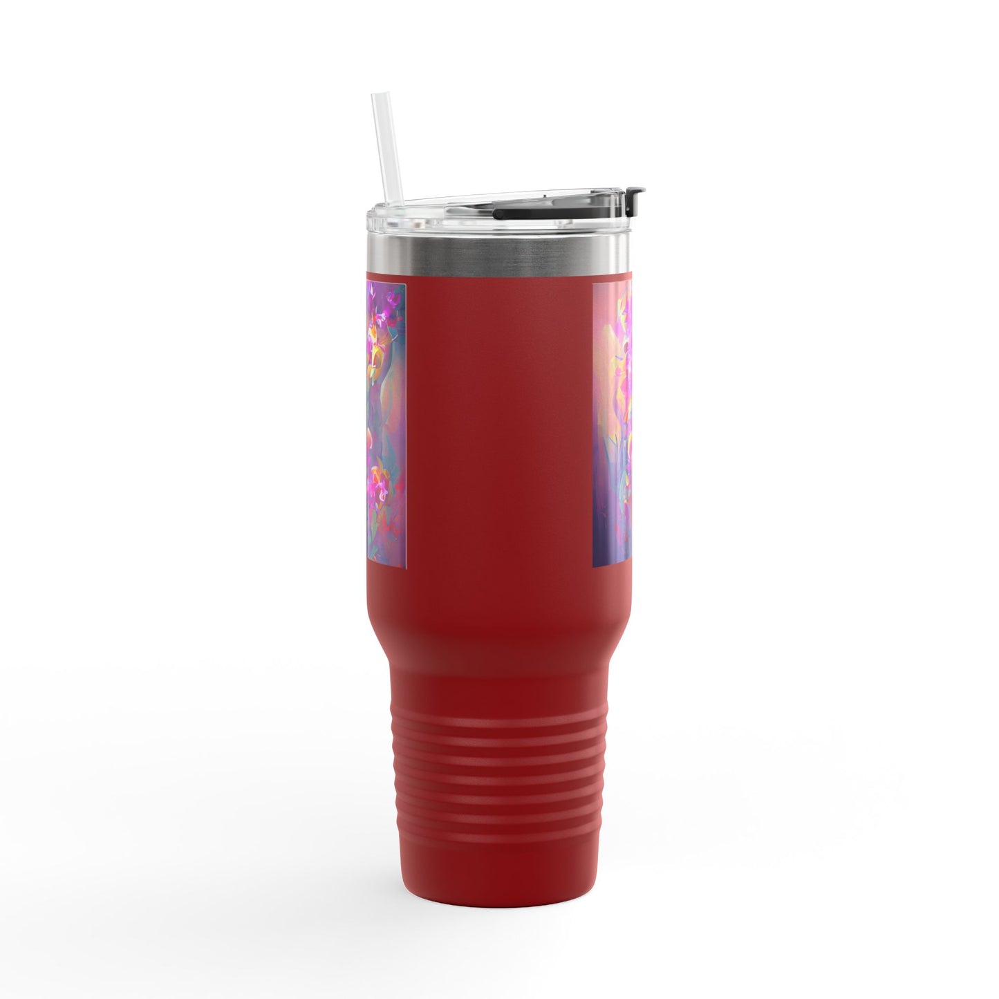 Fantasy Orchids nsulated Travel Mug - 40oz - Perfect for Outdoor Adventures
