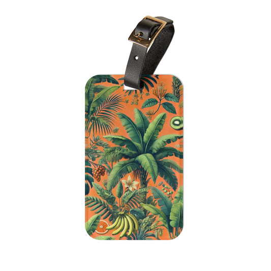 Luggage Tag - More Tropical Fruit, Orange