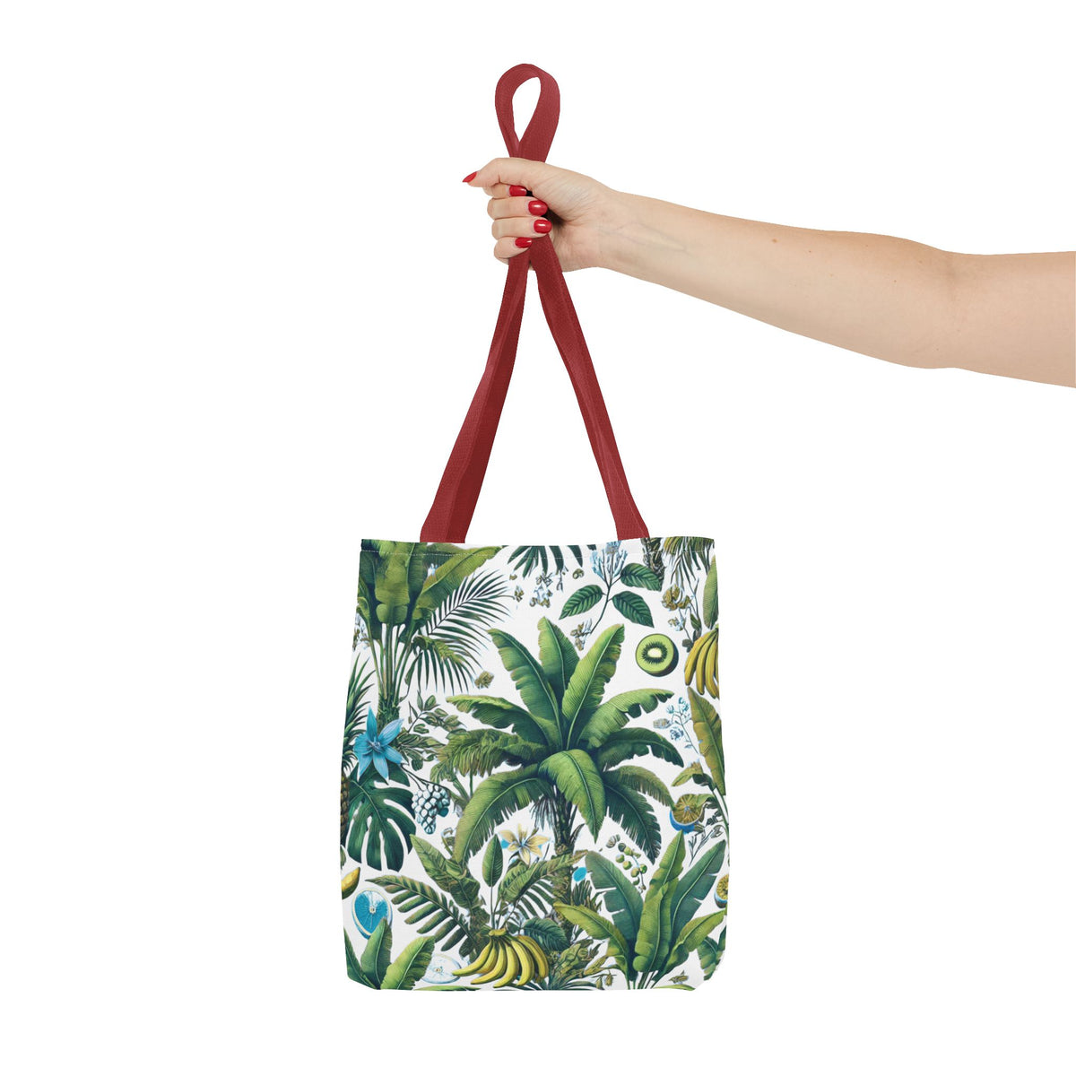 More Tropical Fruit/White Tote Bag - 3 Sizes