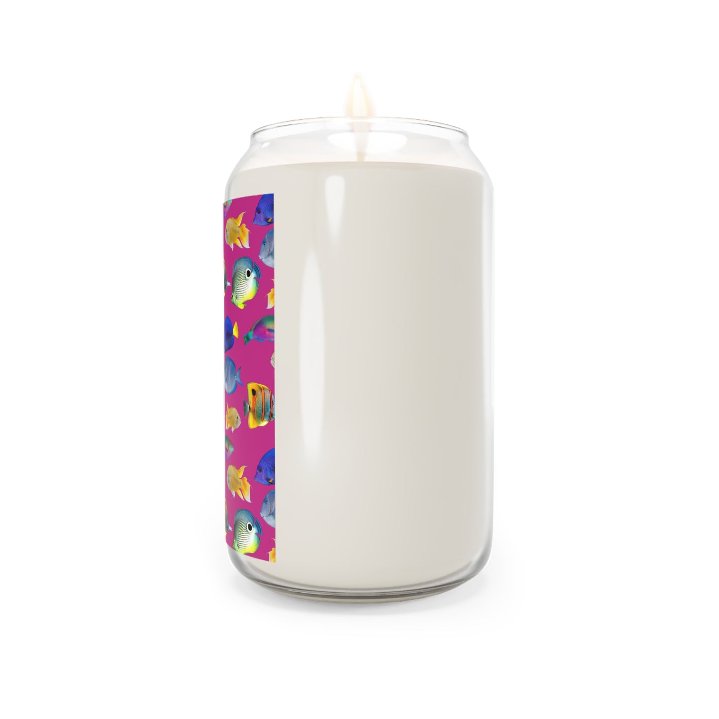 Scented Candle, 13.75oz - School of Fish, Pink
