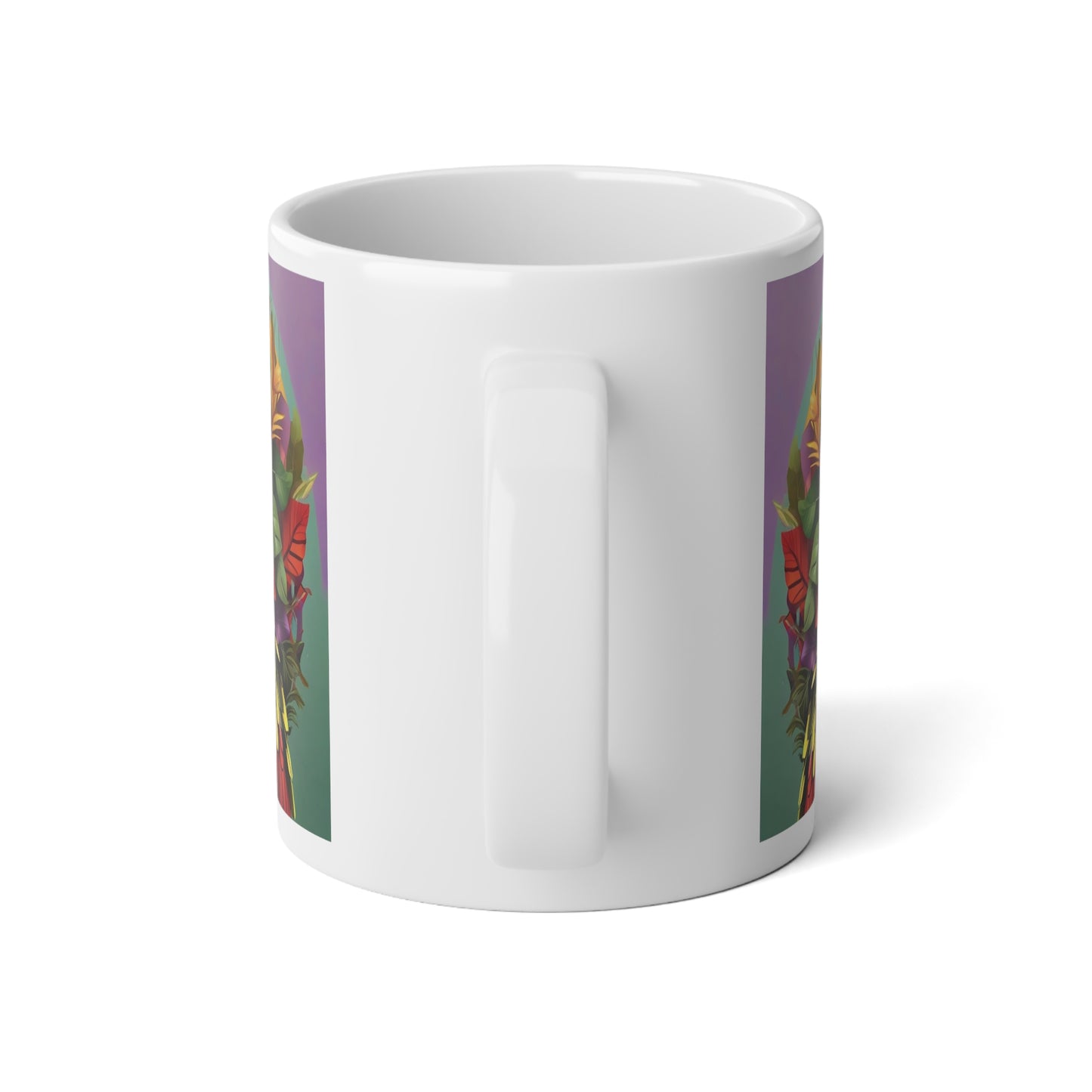 Jumbo Mug, 20oz, Rockin' Out Parrot | Tropical Coffee Cup