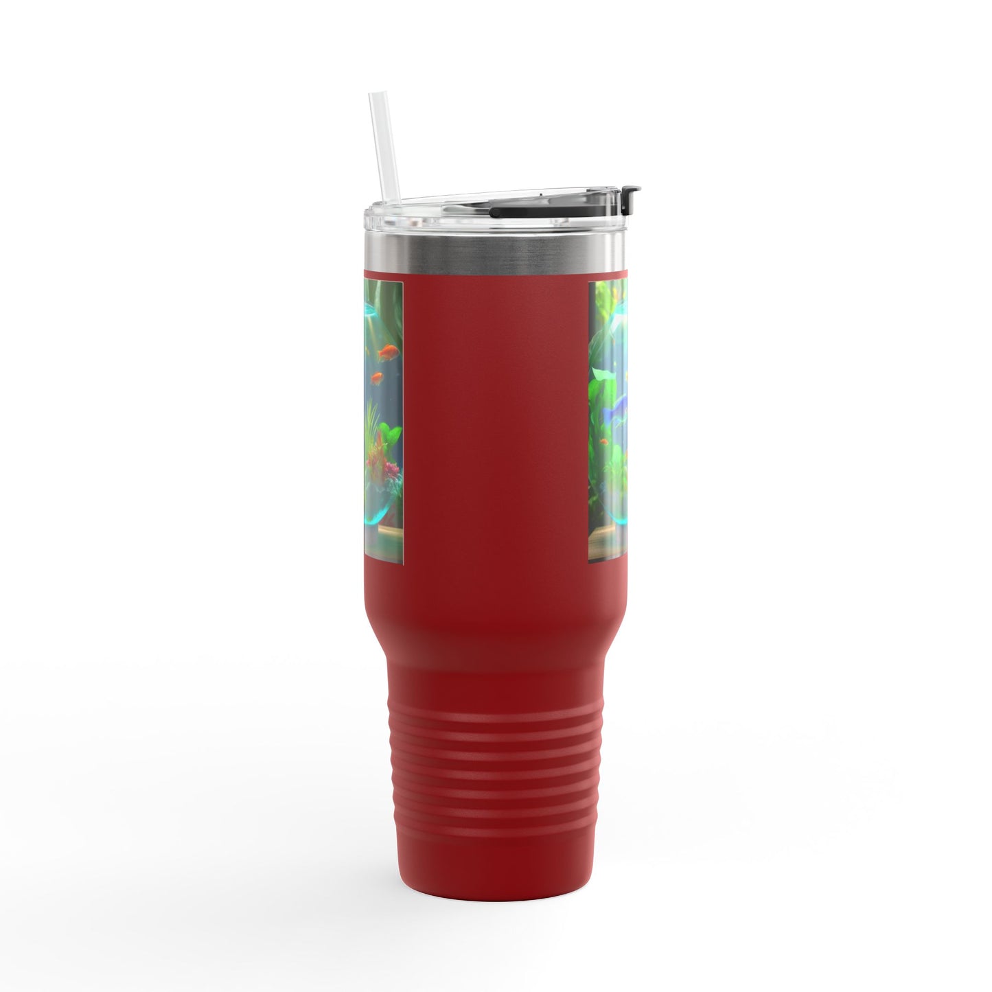 Insulated Travel Mug, 40oz / Tropical Fish Bowl #1 - Perfect for Outdoor Adventures