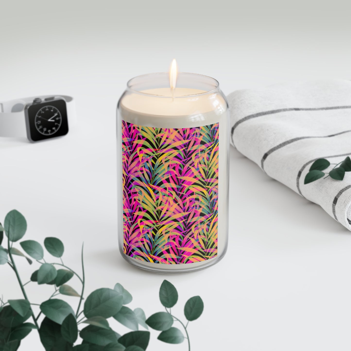 Scented Candle, 13.75oz - Rainbow Fronds