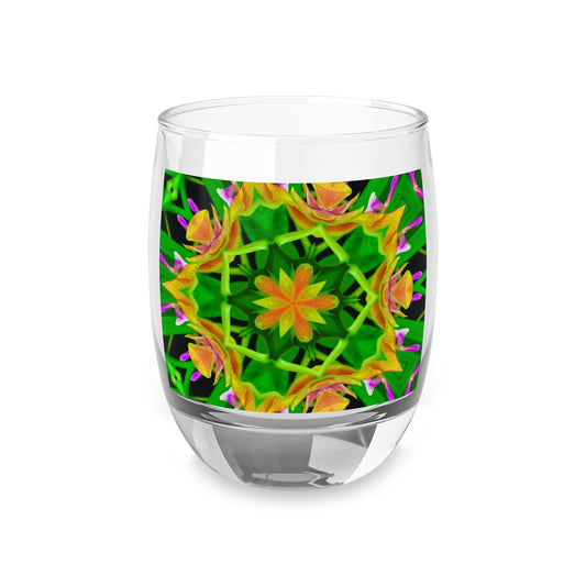 Whiskey Glass, Orchid Kaledoscope #2