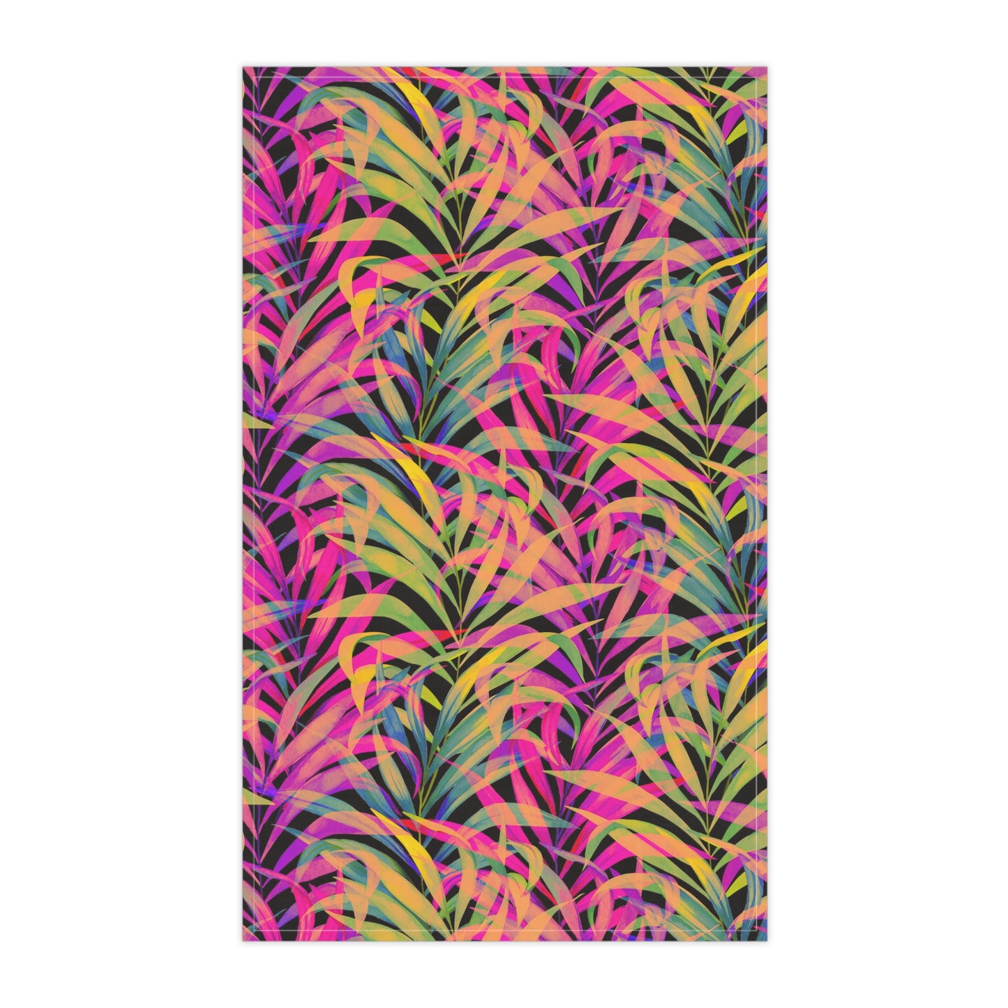 Tea Towels (cotton, poly) - Rainbow Fronds