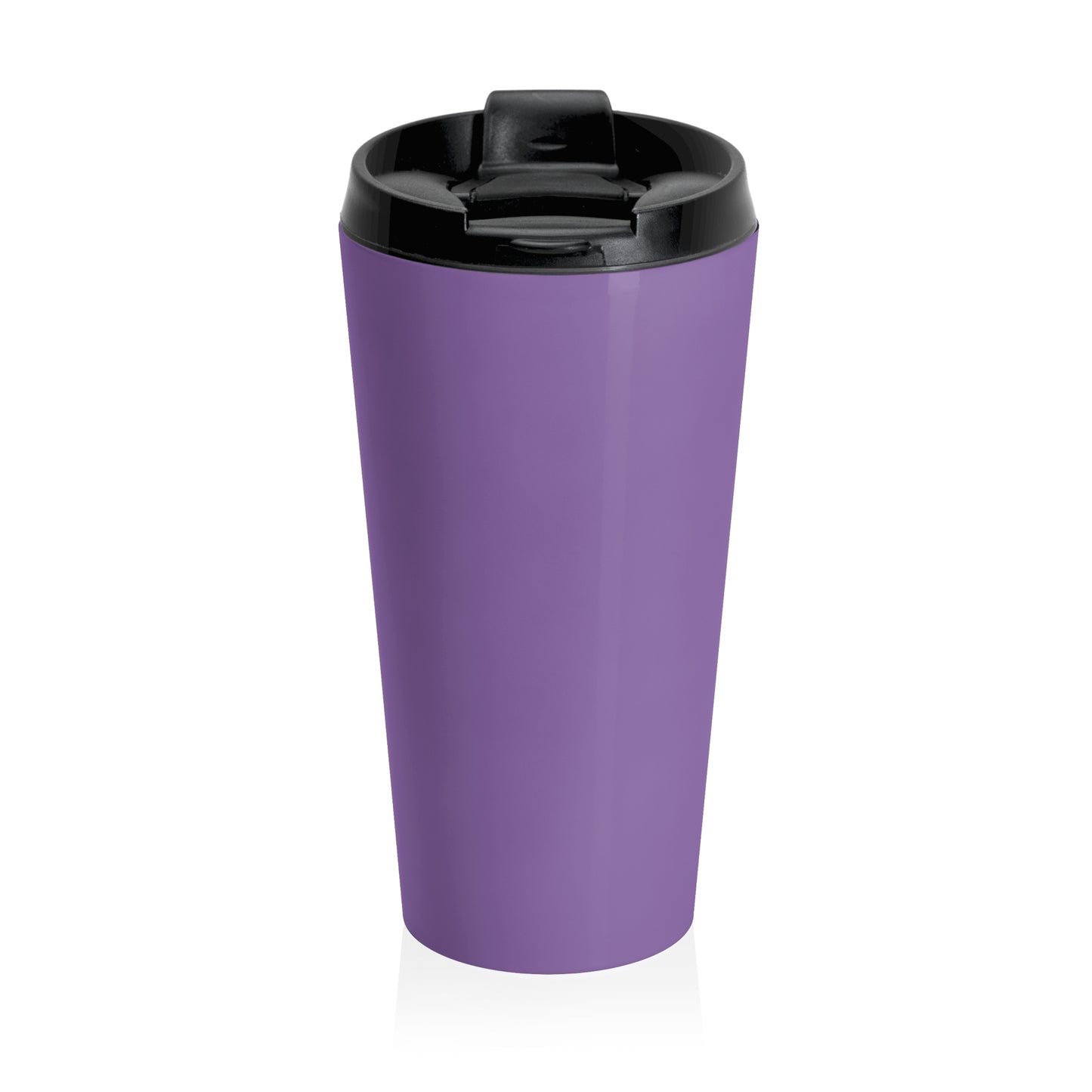 15 oz. Stainless Steel Travel Mug / Parrot & Friends, Purple