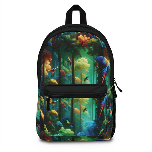 Tropical Backpack  / Rainforest Flight School, Black