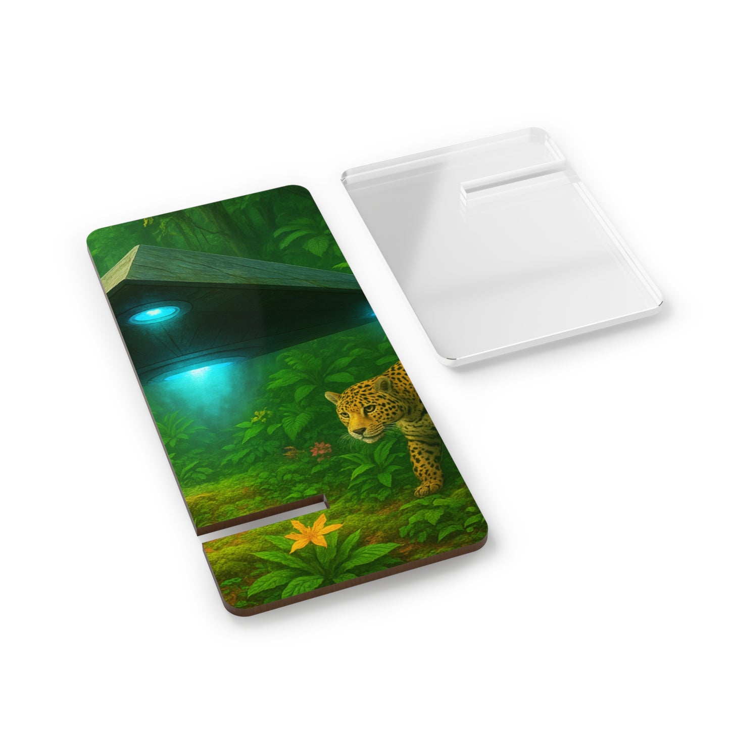 Stylish Smartphone Display Stand - UFO and Jaguar