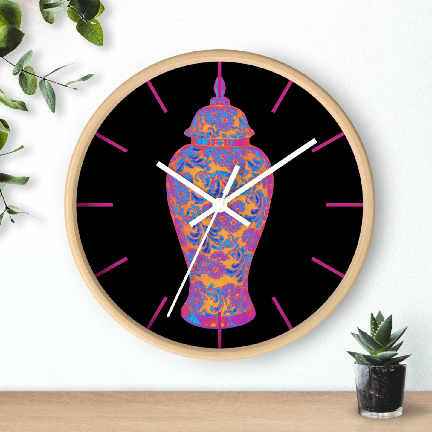 Wall Clock, Heatwave Ginger Jar, Hands/Base Variants