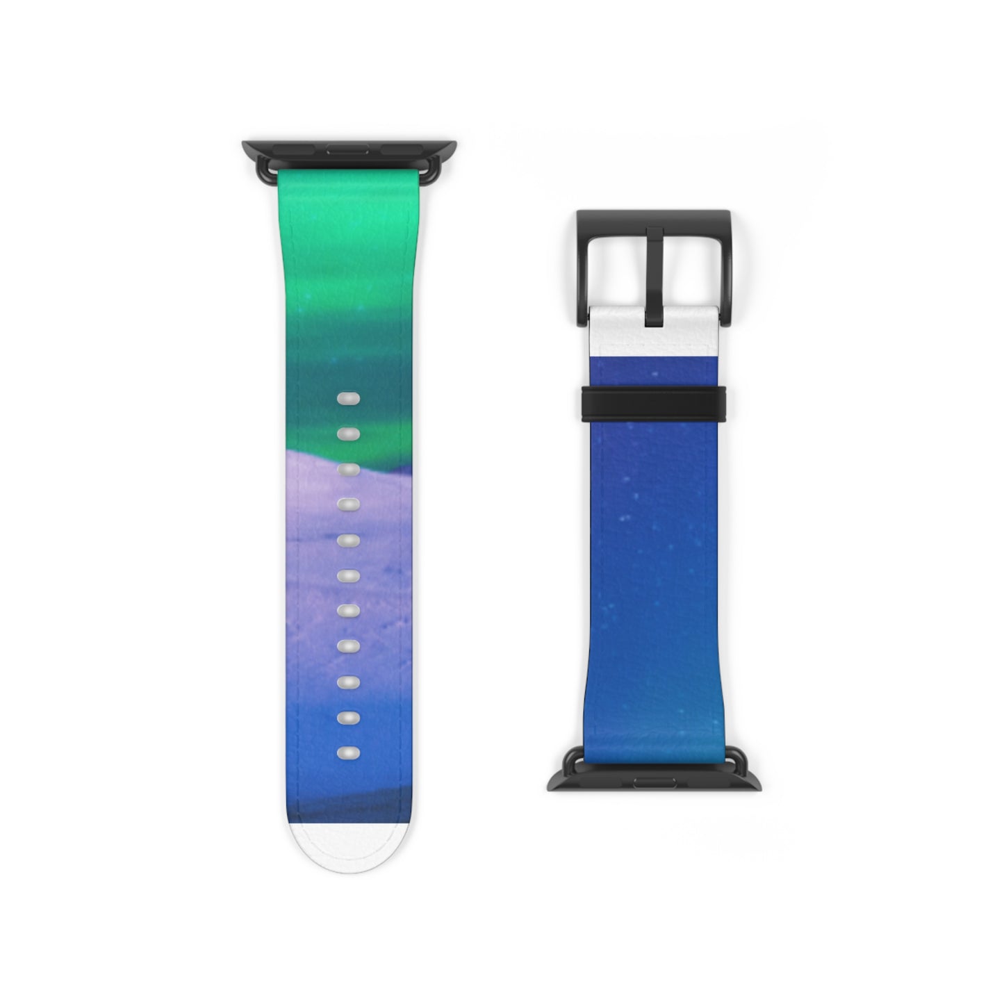 Apple Watch Band - Cold Ocean Lights, Peacock