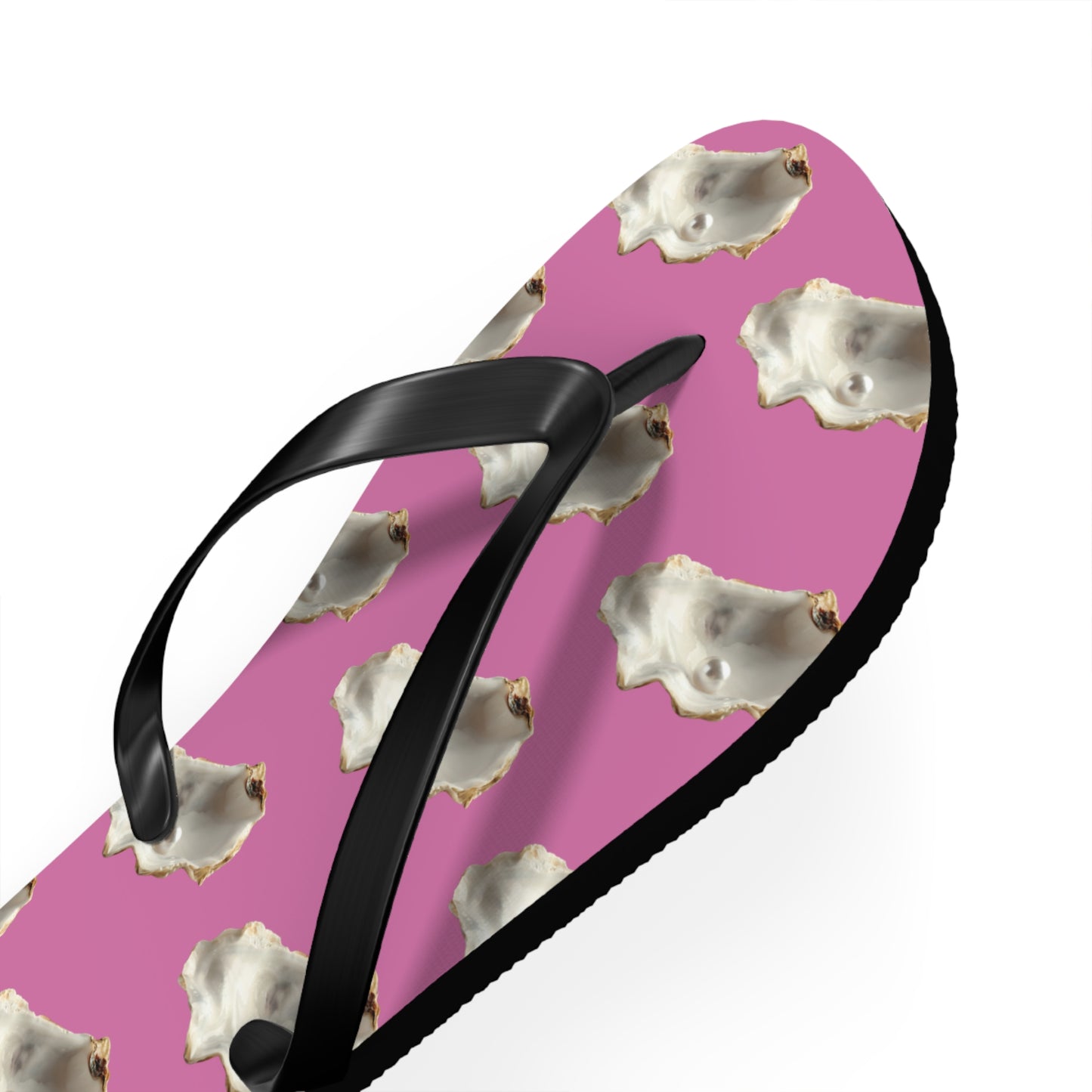 Flip Flops - White Pearl Oyster, light pink