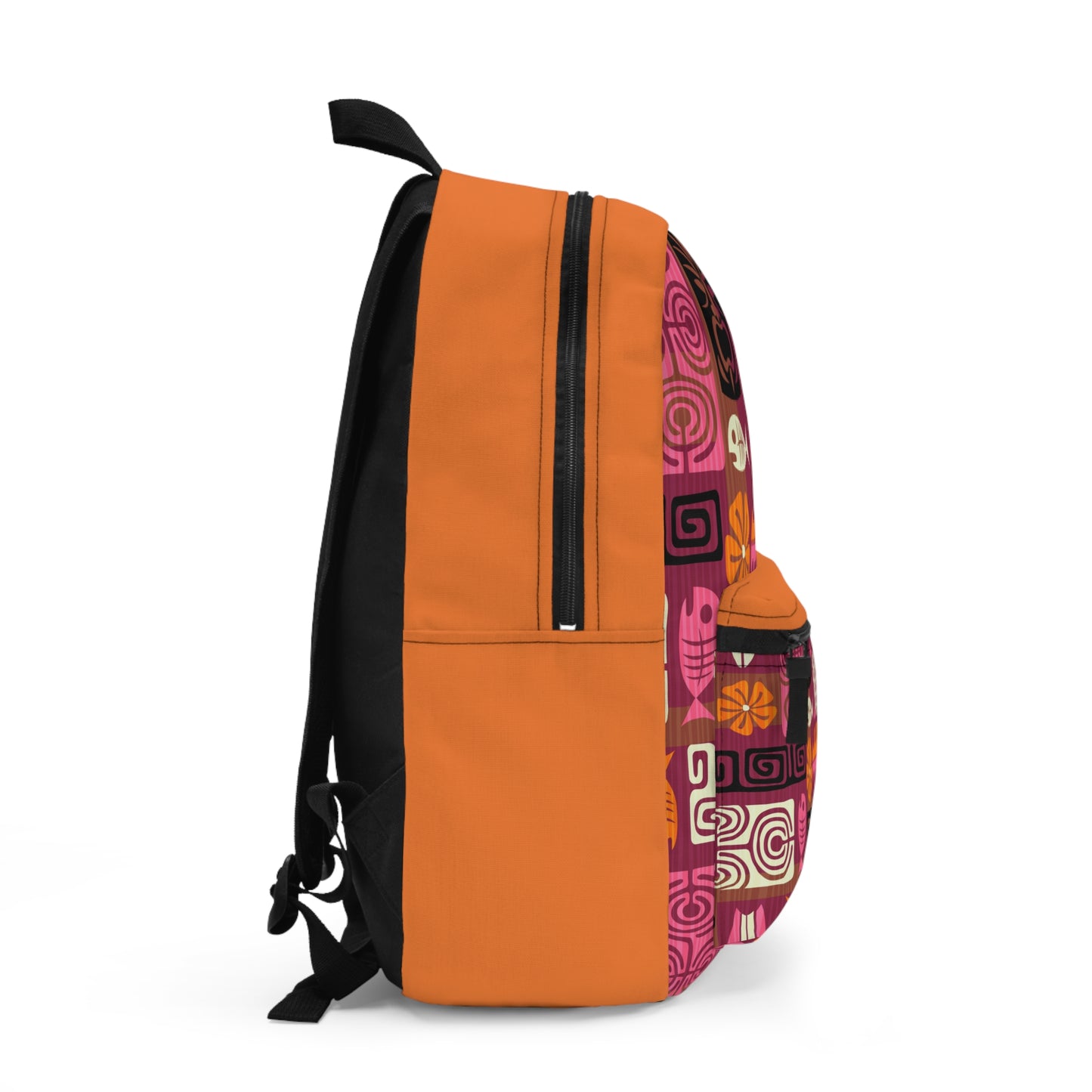 Tropical Backpack  / Tiki Poster Pink/Orange