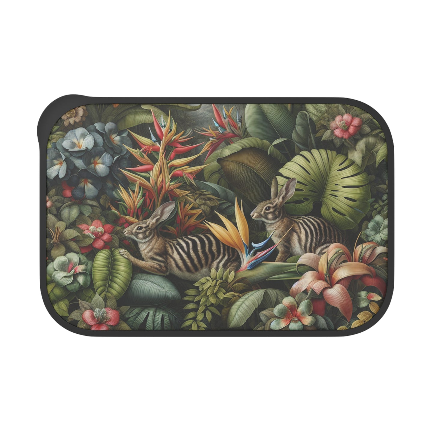 Bento Box with Utensils - Rainforest Rabbit Outing