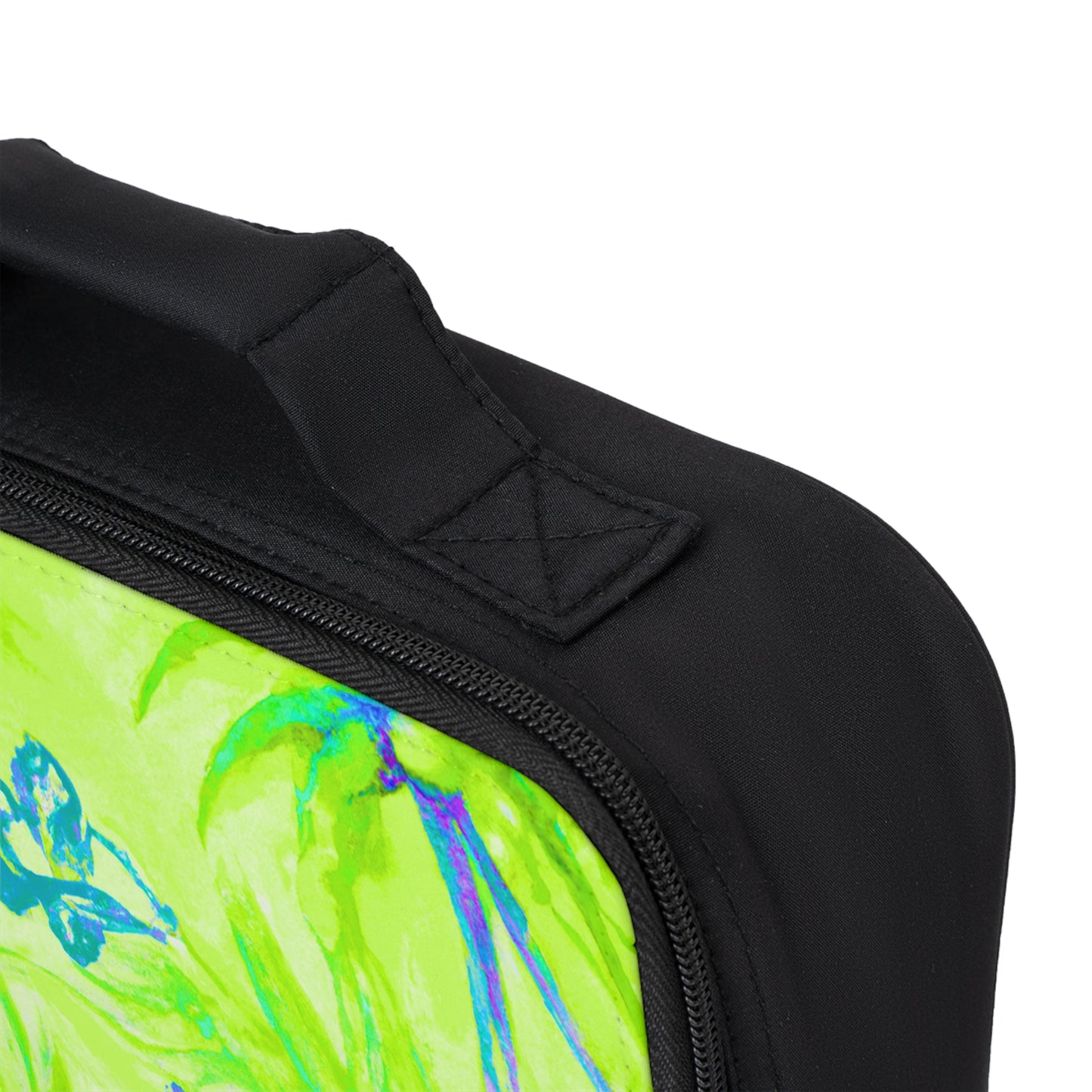 Tropical Doodles/Lime Lunch Bag - Eco-Friendly Insulated Tote, Adult and Child Lunchbox / Perfect for Picnics, Beach Outings