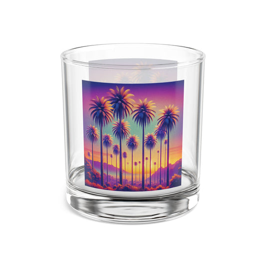 Rocks Glass, 10oz - Sunset Palms