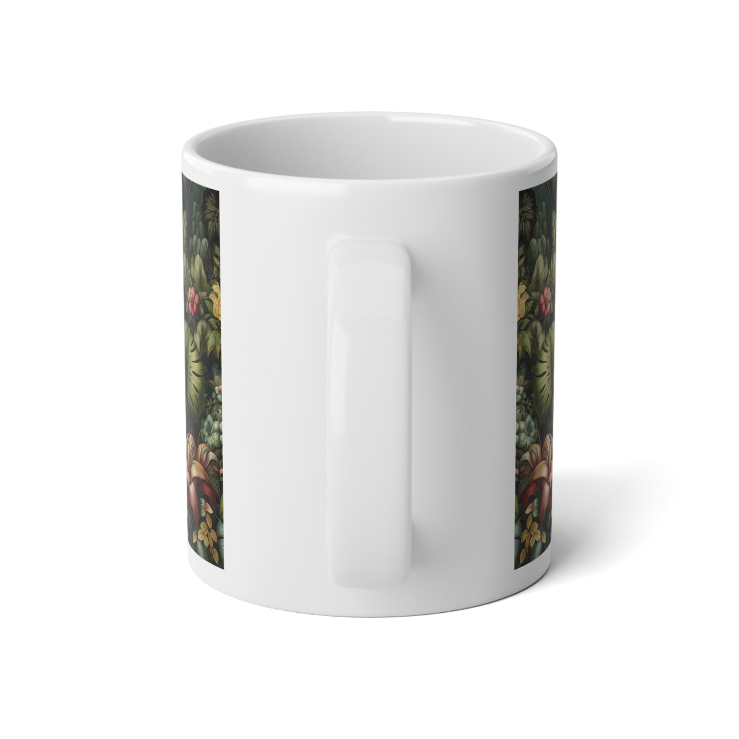 Jumbo Mug, 20oz, Rainforest Rabbit Outing | Tropical Coffee Cup