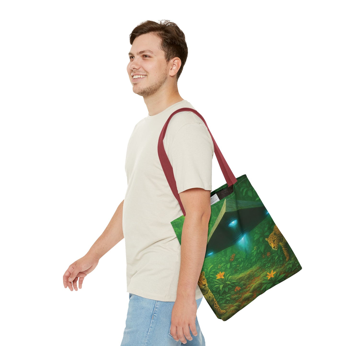 UFO and Jaguars Tote Bag - 3 Sizes