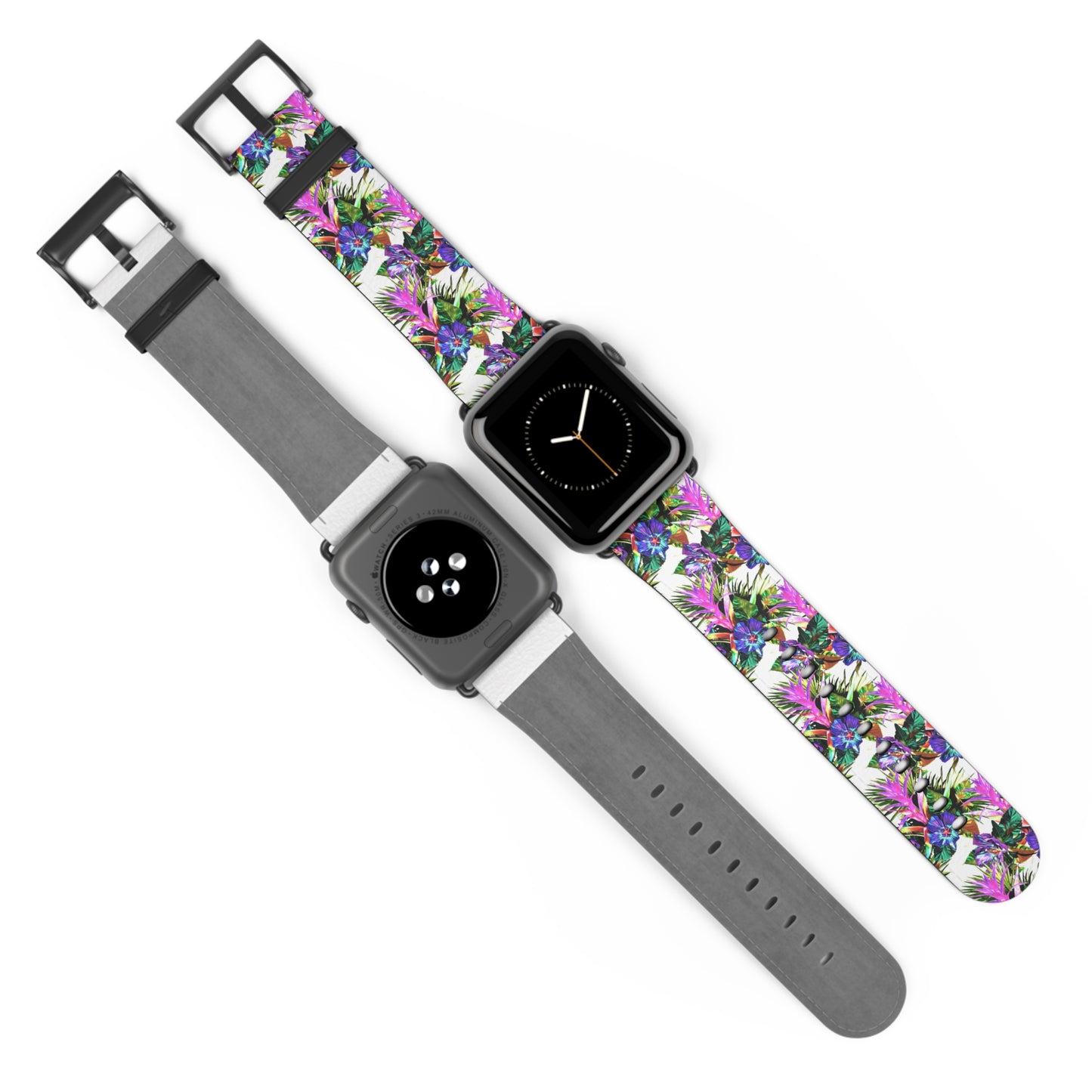 Apple Watch Band - Plant Palooza, white