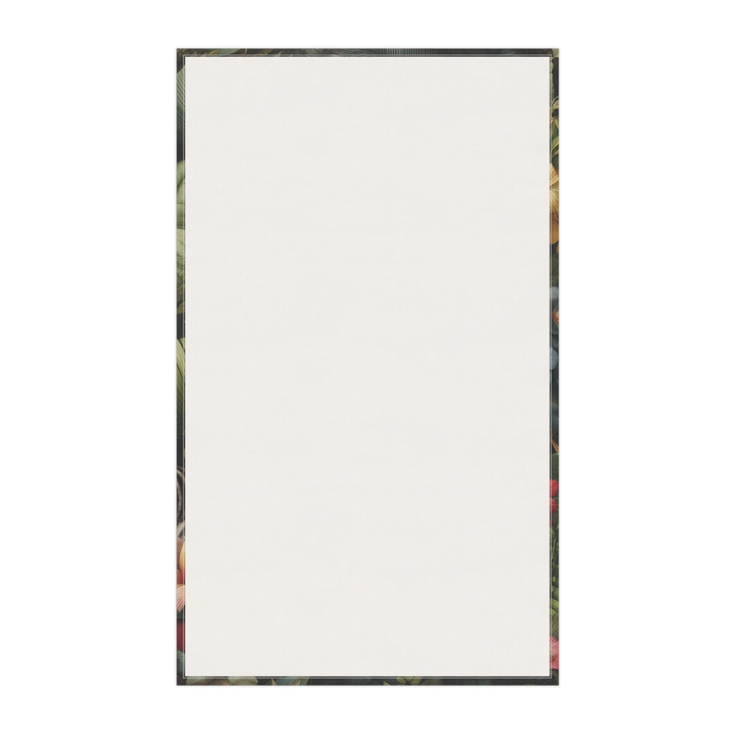 Tropical Tea Towels – Paradise Kitchen Decor / Rainforest Rabbit Outing