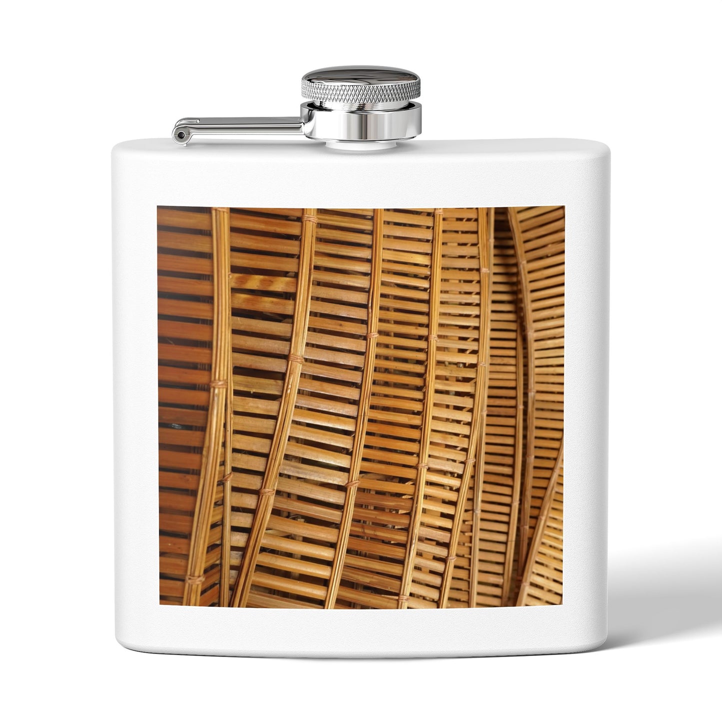 Tropical Stainless Steel 6 oz. Flask, Many Colors  – Natural Bamboo Flow