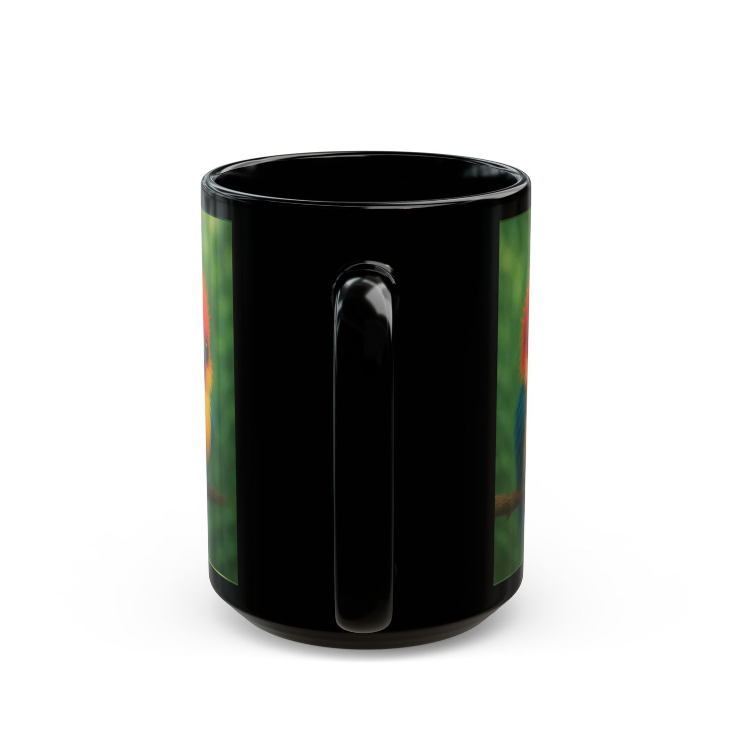 Black Coffee Mug - Baby Parrot