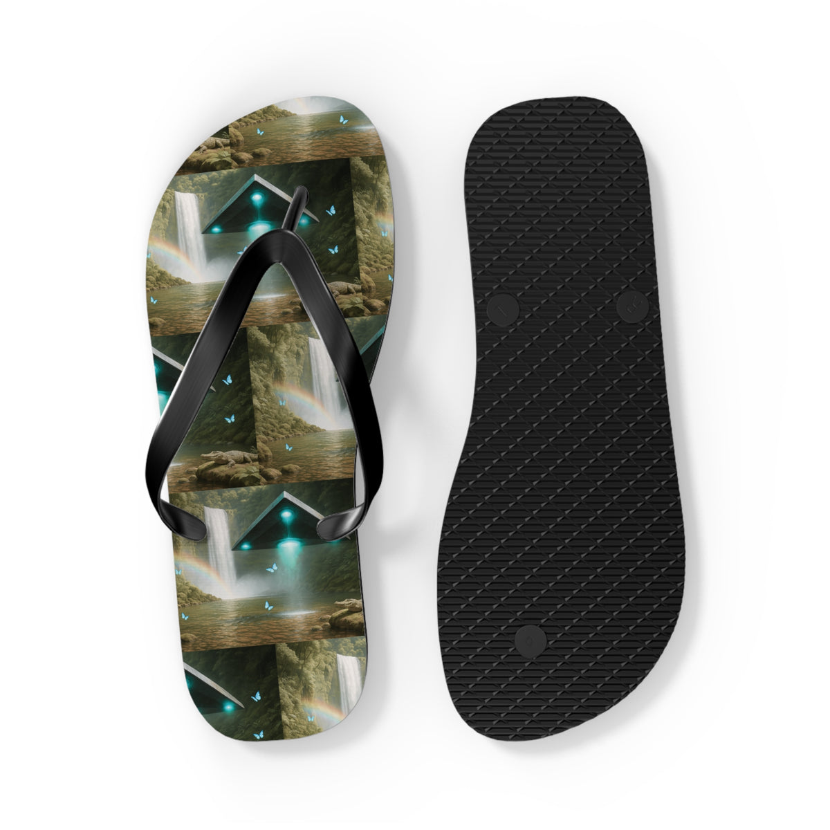 Flip Flops - UFO and Waterfall