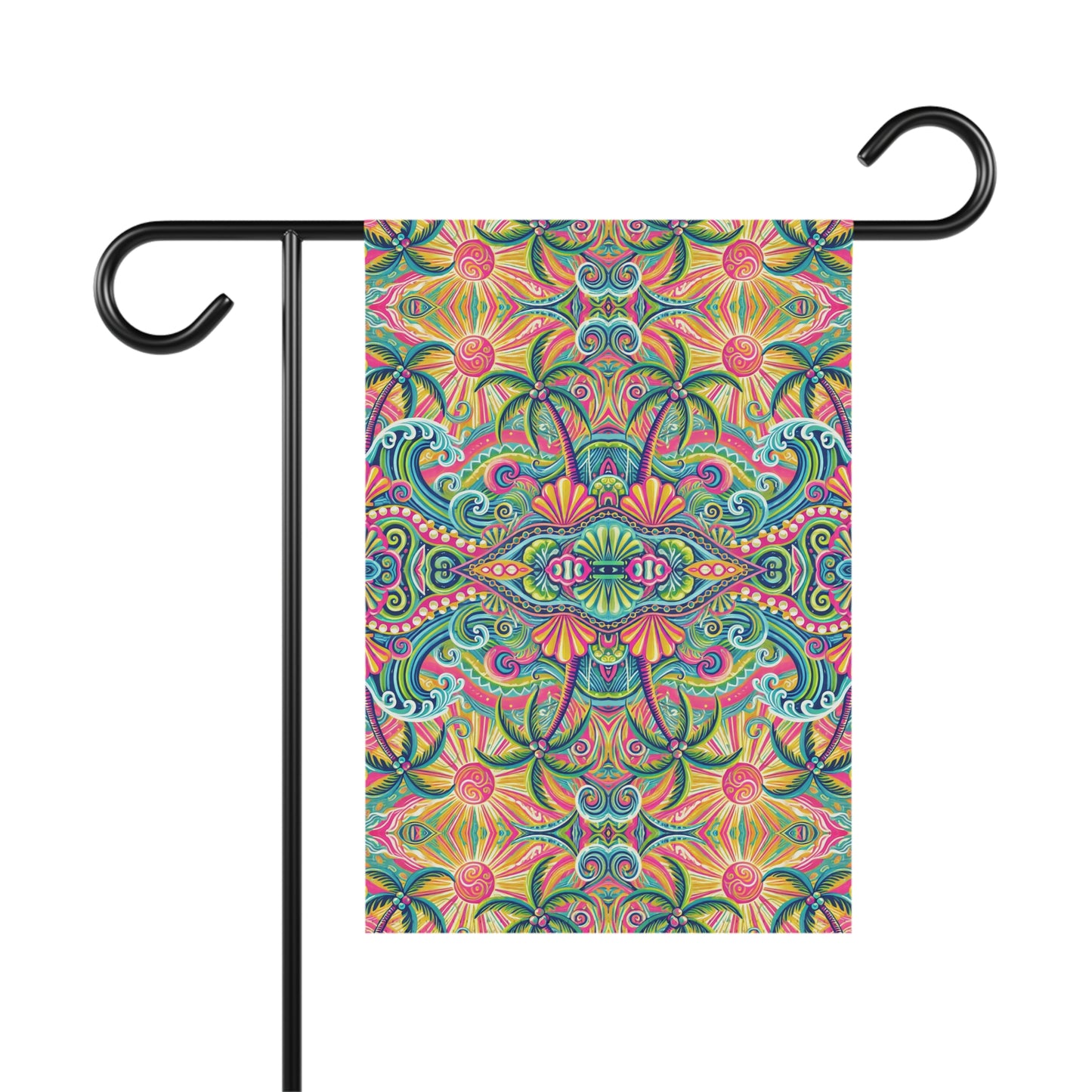 Tropical Garden Flag - Perfect for Outdoor Decor / Kaleido Bay