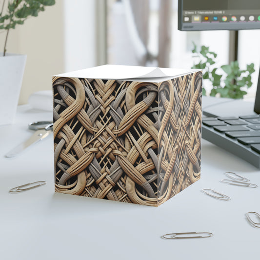 Note Cube - Beach Wicker