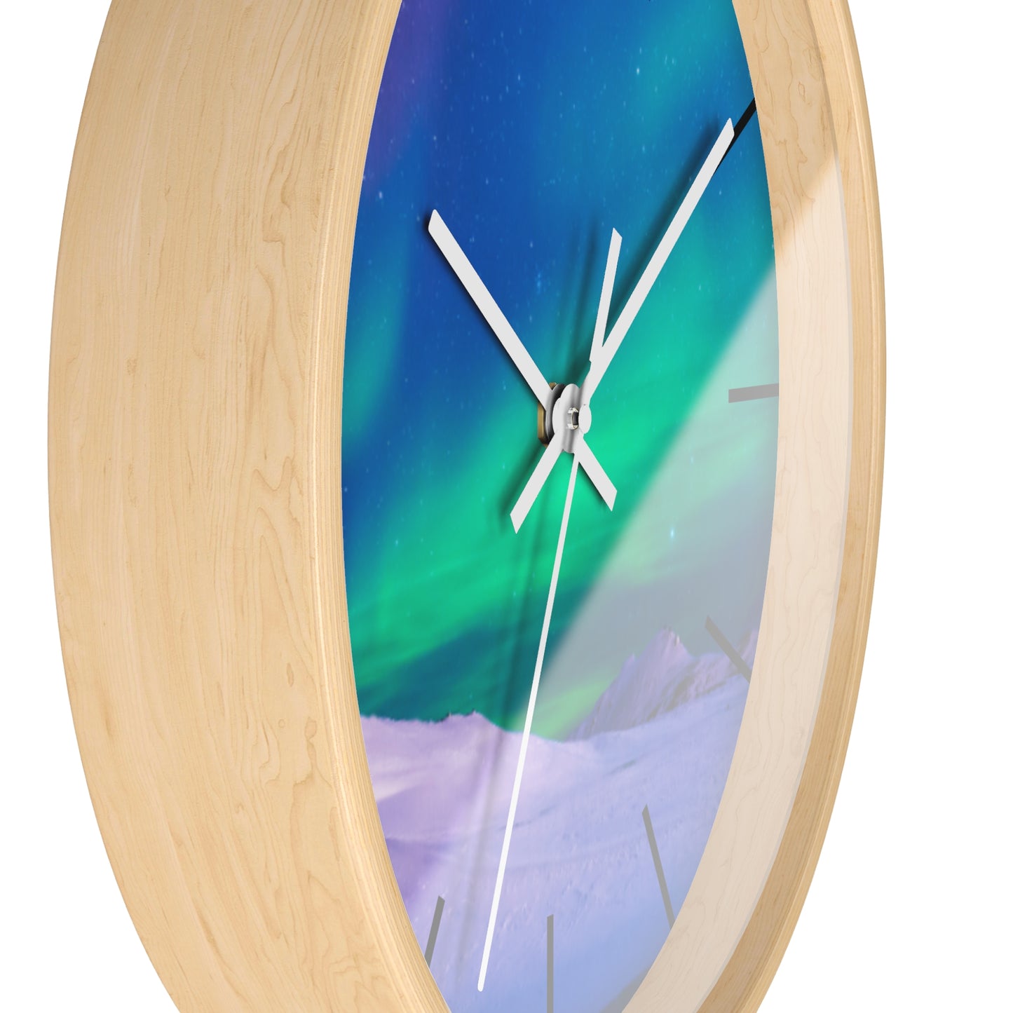 Wall Clock, Cold Ocean Lights/Peacock, Hands/Base Variants