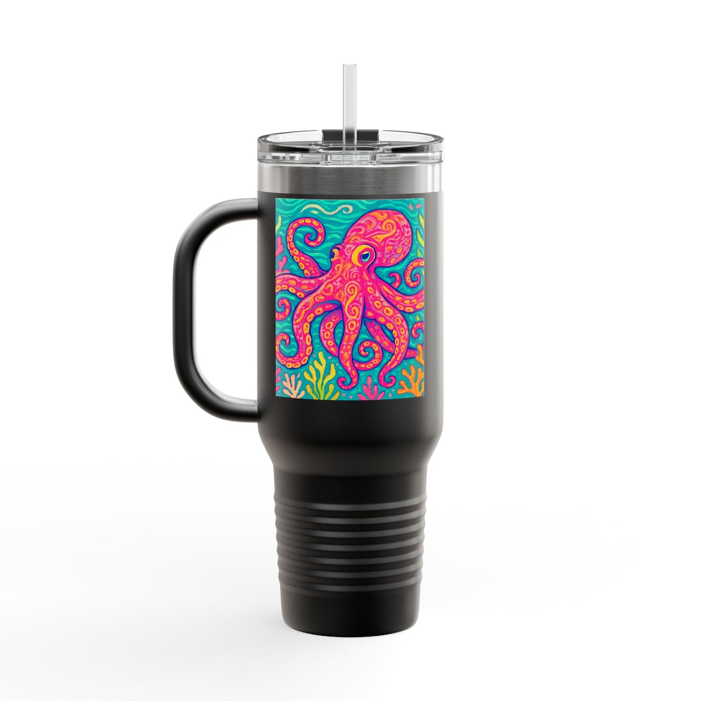 Kraken Joe/Red Insulated Travel Mug - 40oz - Perfect for Outdoor Adventures