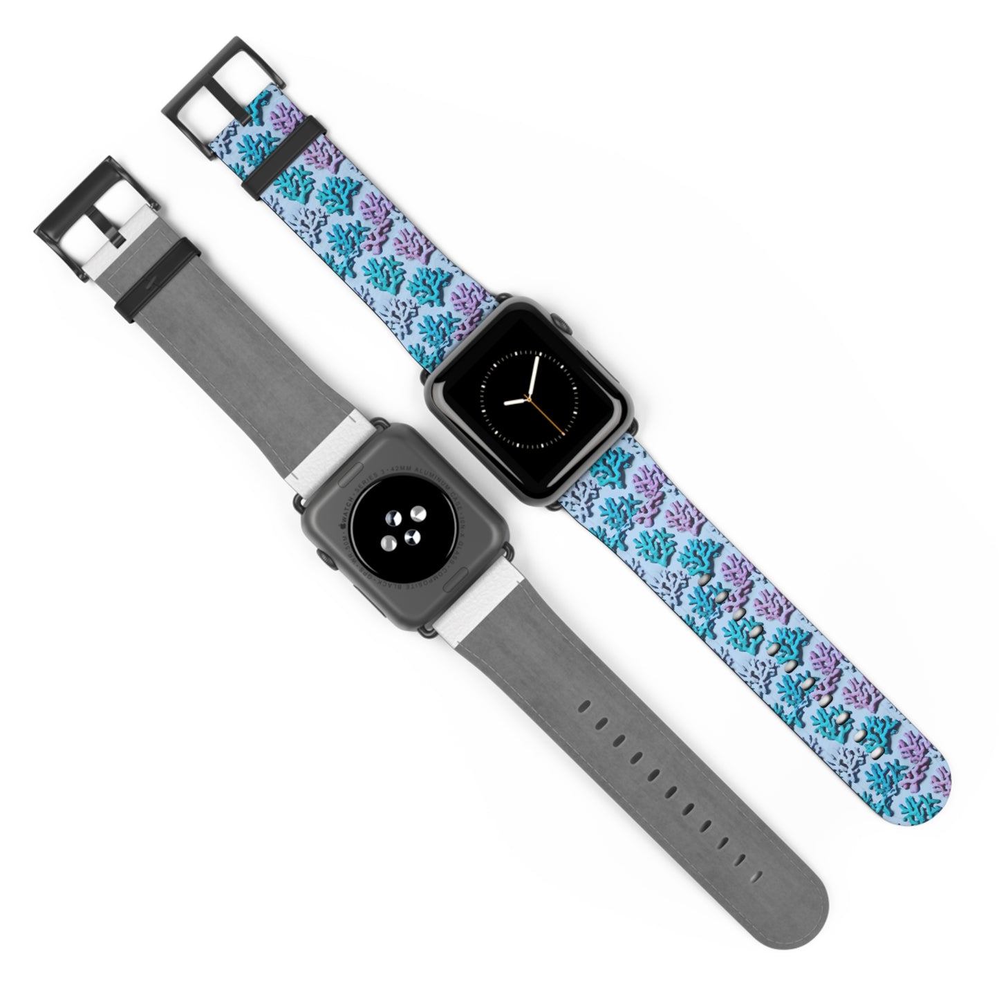 Apple Watch Band - Corals, Polar Blue