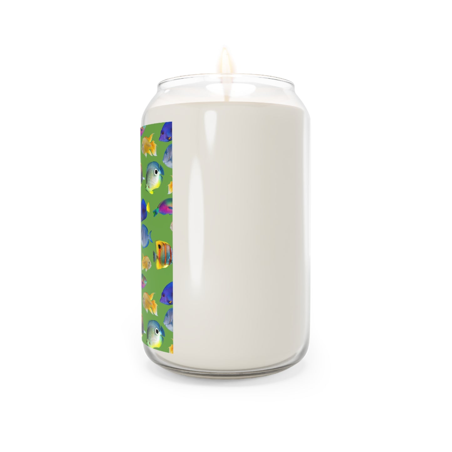 Scented Candle, 13.75oz - School of Fish, Green