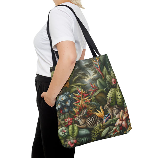 Rainforest Rabbit Outing Tote Bag - 3 Sizes