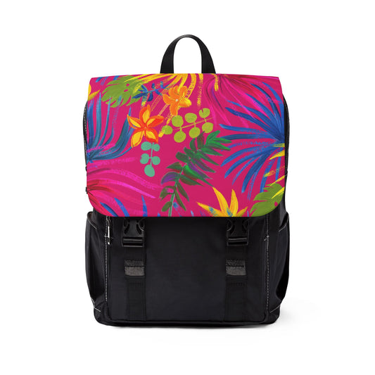 Exotic Flora Casual Backpack - Perfect for Everyday Adventures