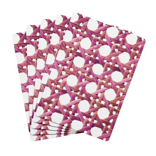 Poker Playing Cards - Beach Chair Wicker/Hibiscus