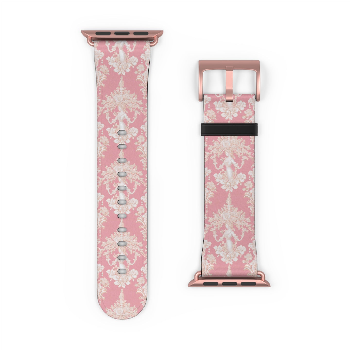 Apple Watch Band - Pearl Lady Toile, pink