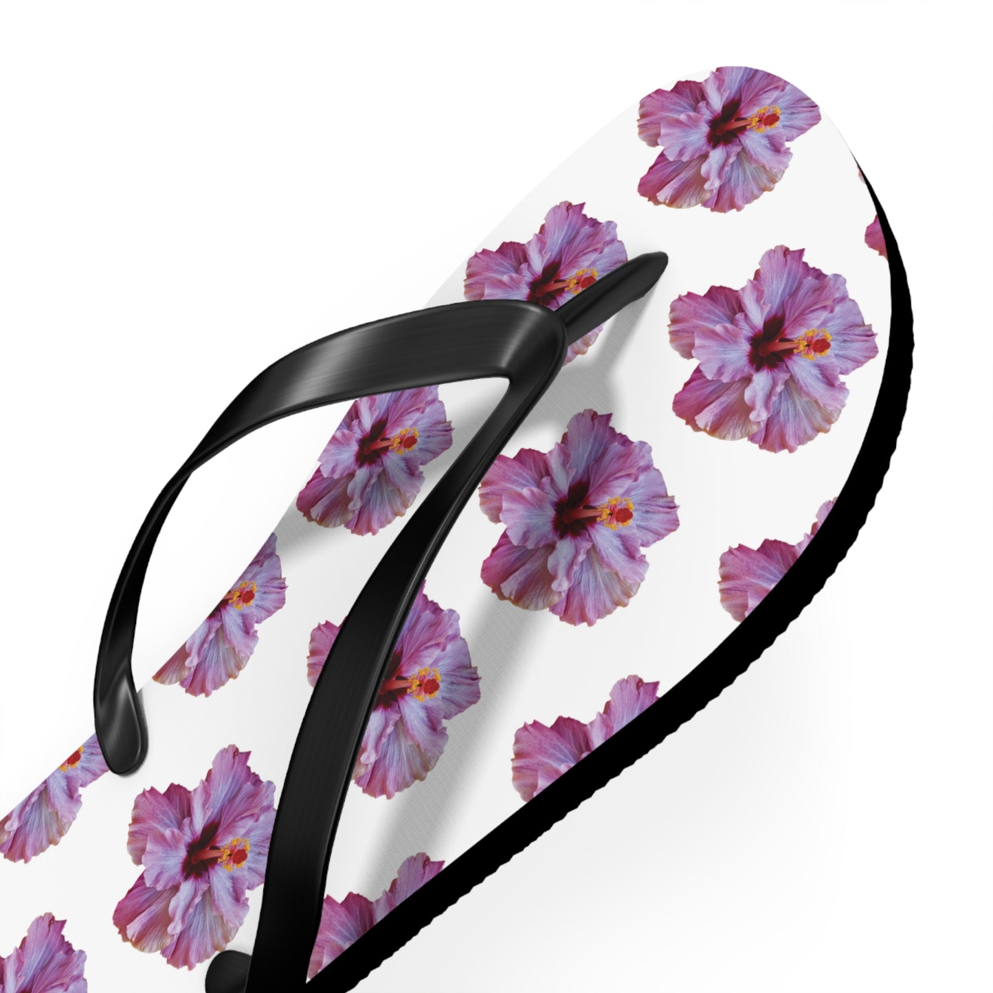 Flip Flops - Purple Hibiscus