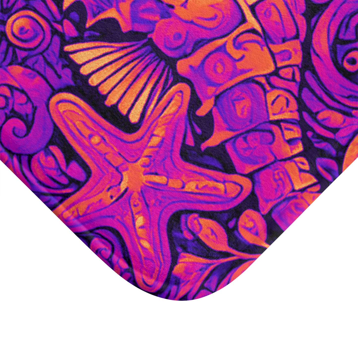 Seahorse Trio/Heatwave Bath Mat, 2 Sizes - Tropical Vibes for Home Decor