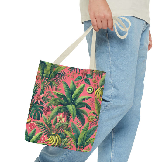 More Tropical Fruit/Coral Tote Bag - 3 Sizes