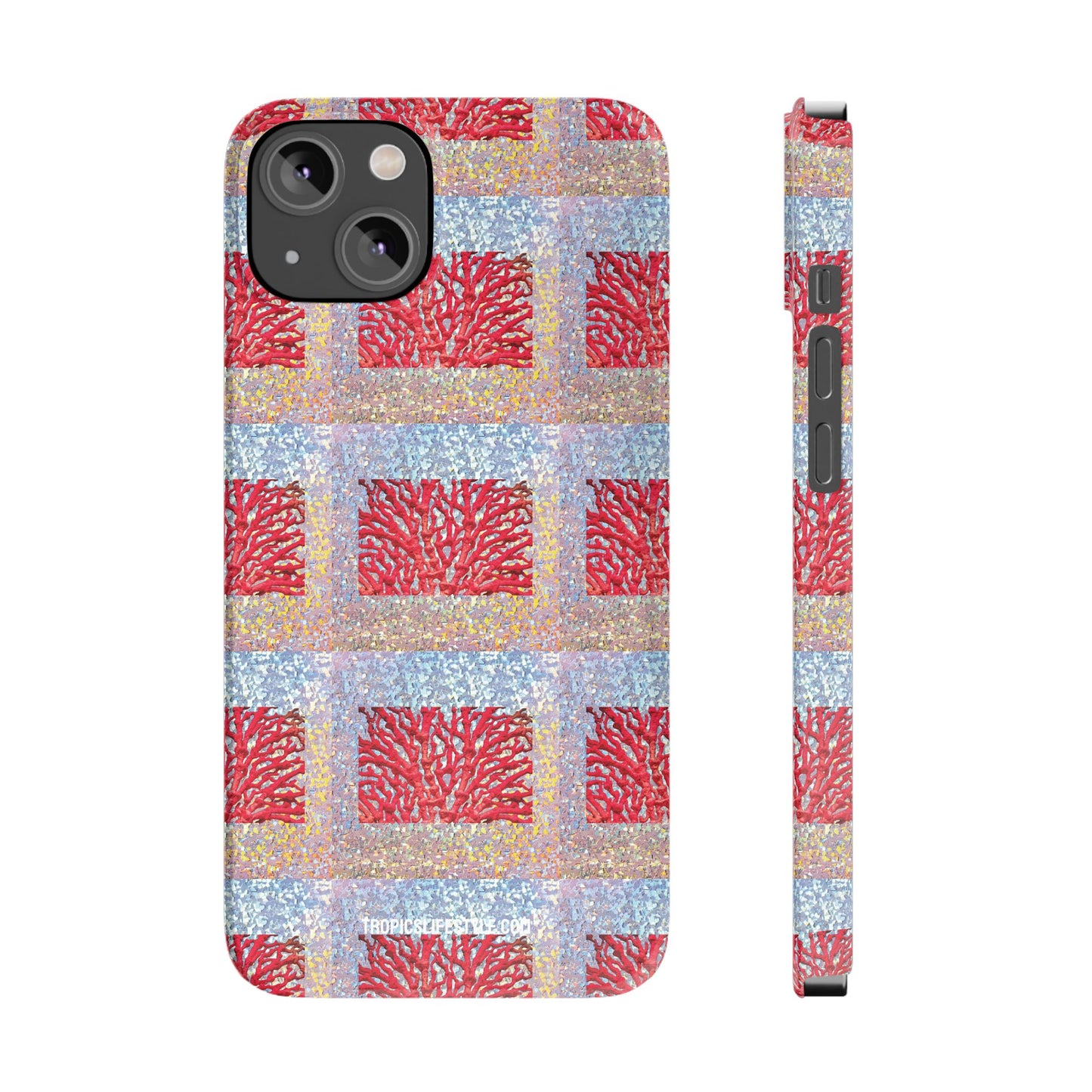 Slim Phone Cases - Disco Red Coral