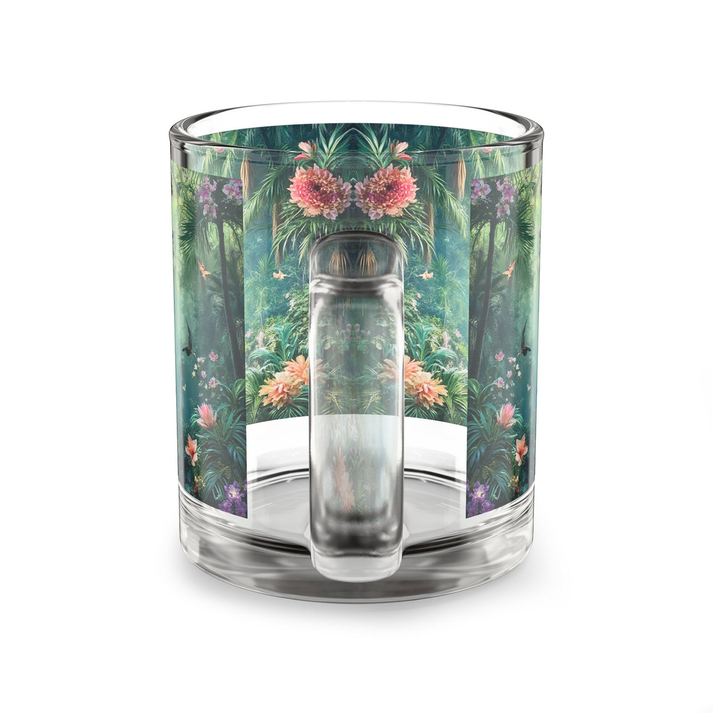 Another Perfect Day in Paradise Glass Mug - 10oz, Perfect for Rainforest Lovers