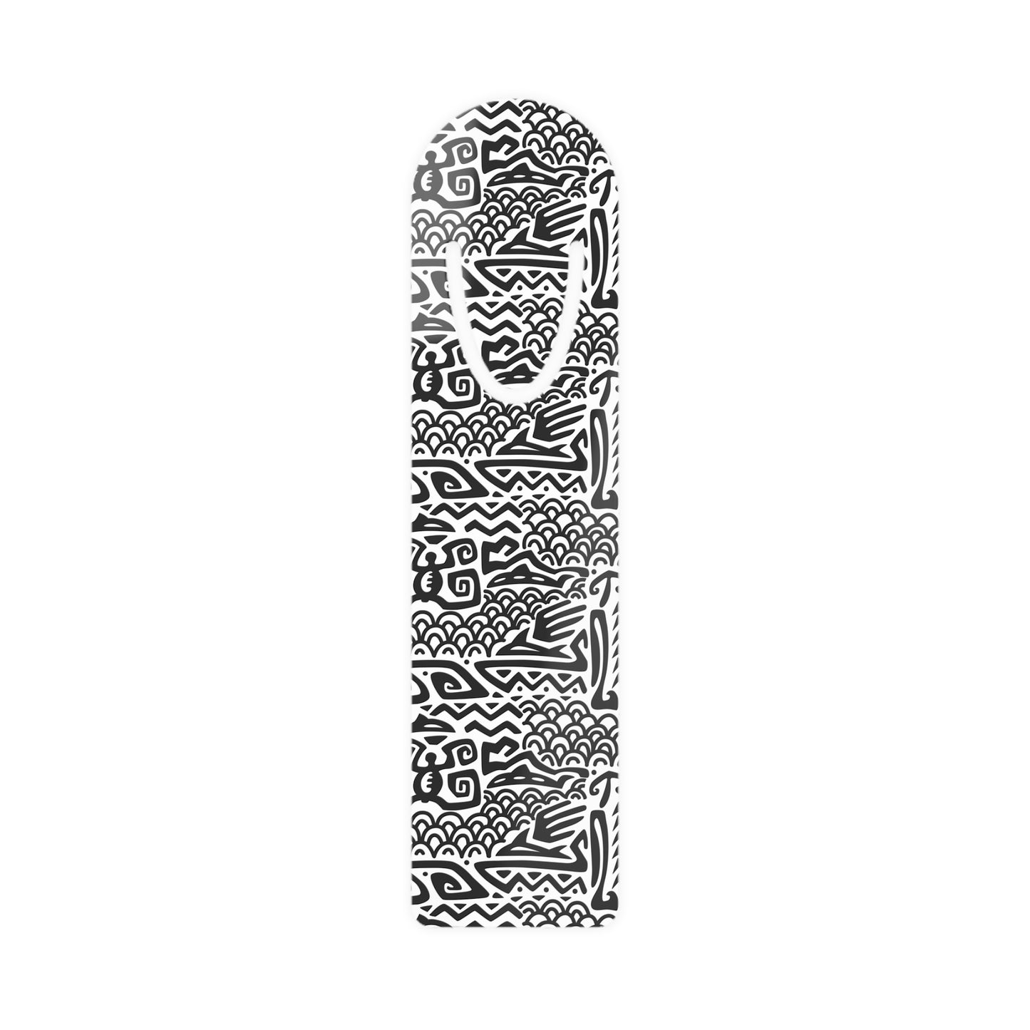 Bookmark - Aluminum, Tiki Aztec Black