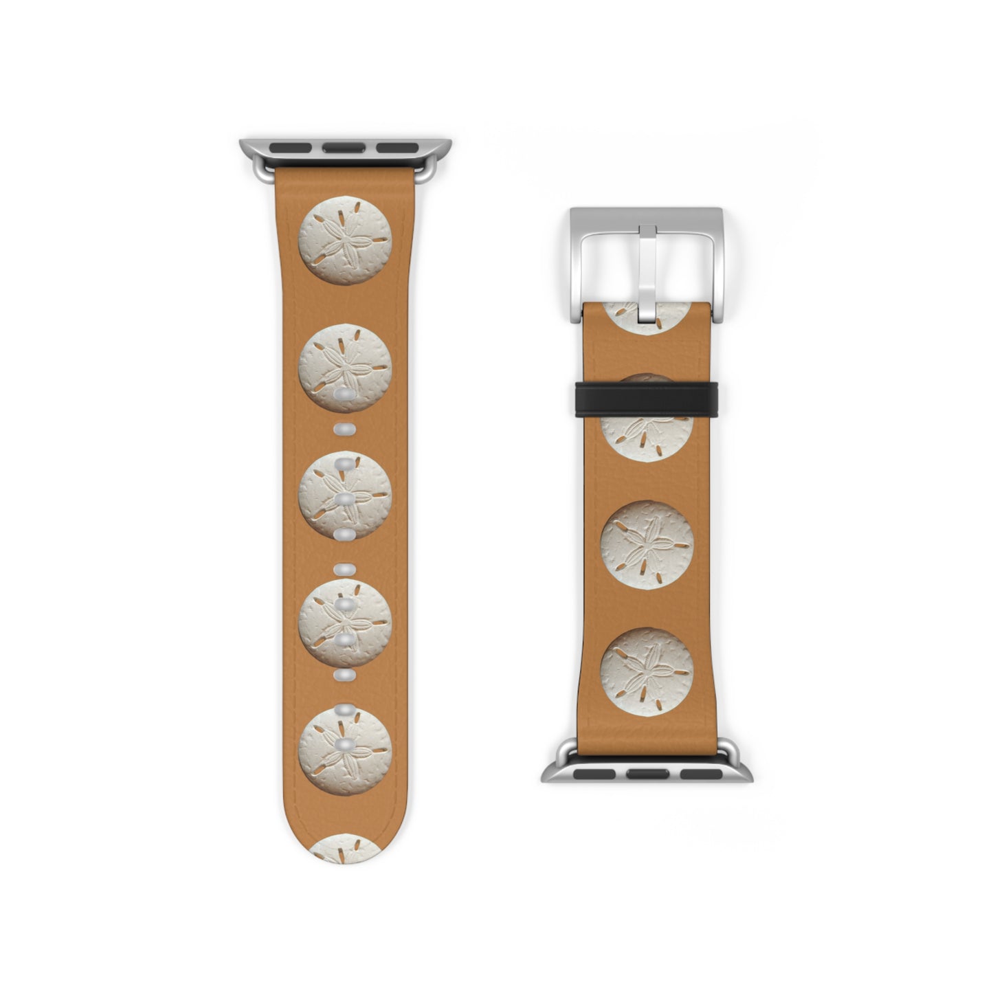 Apple Watch Band - Sand Dollar Parade, light brown