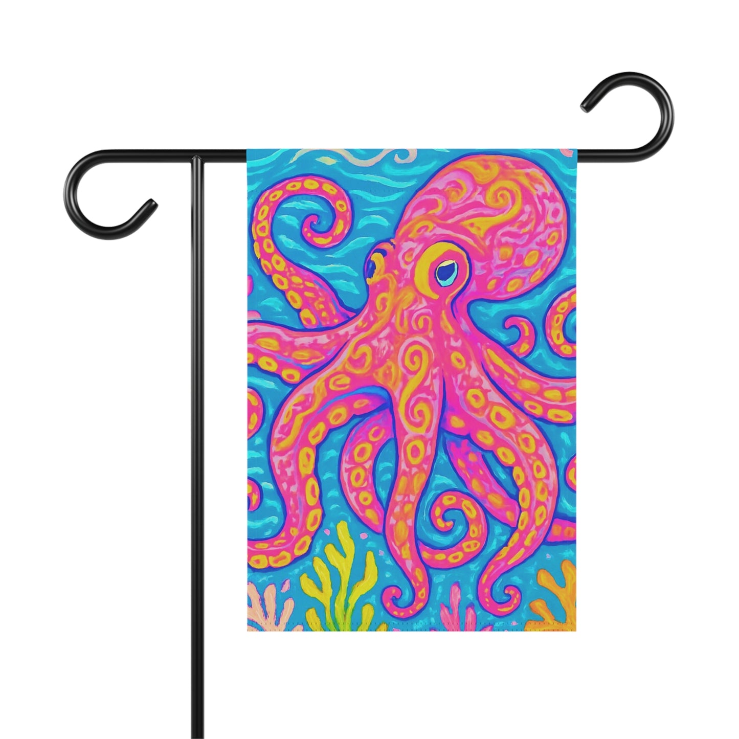 Tropical Garden Flag - Perfect for Outdoor Decor / Octopus Kraken Joe