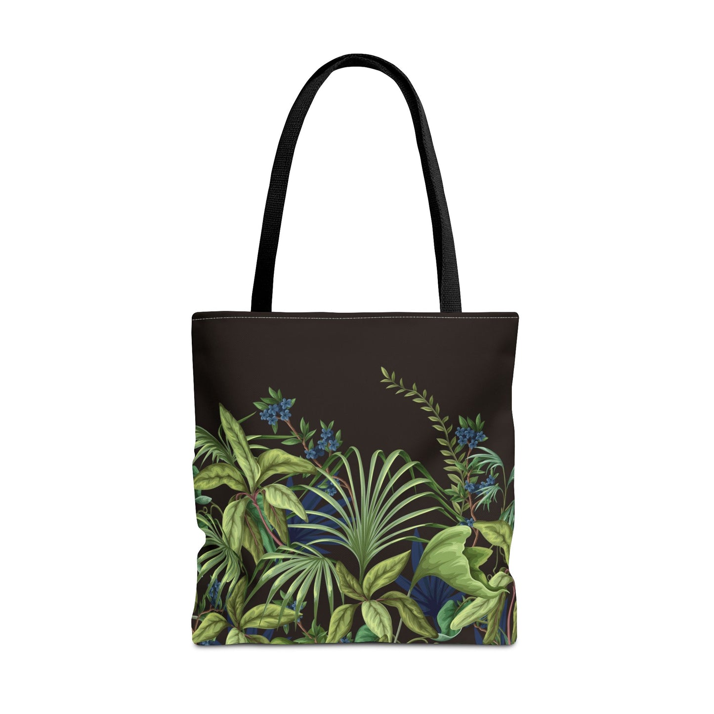 Tropical Midnight Jungle Tote Bag - 3 Sizes