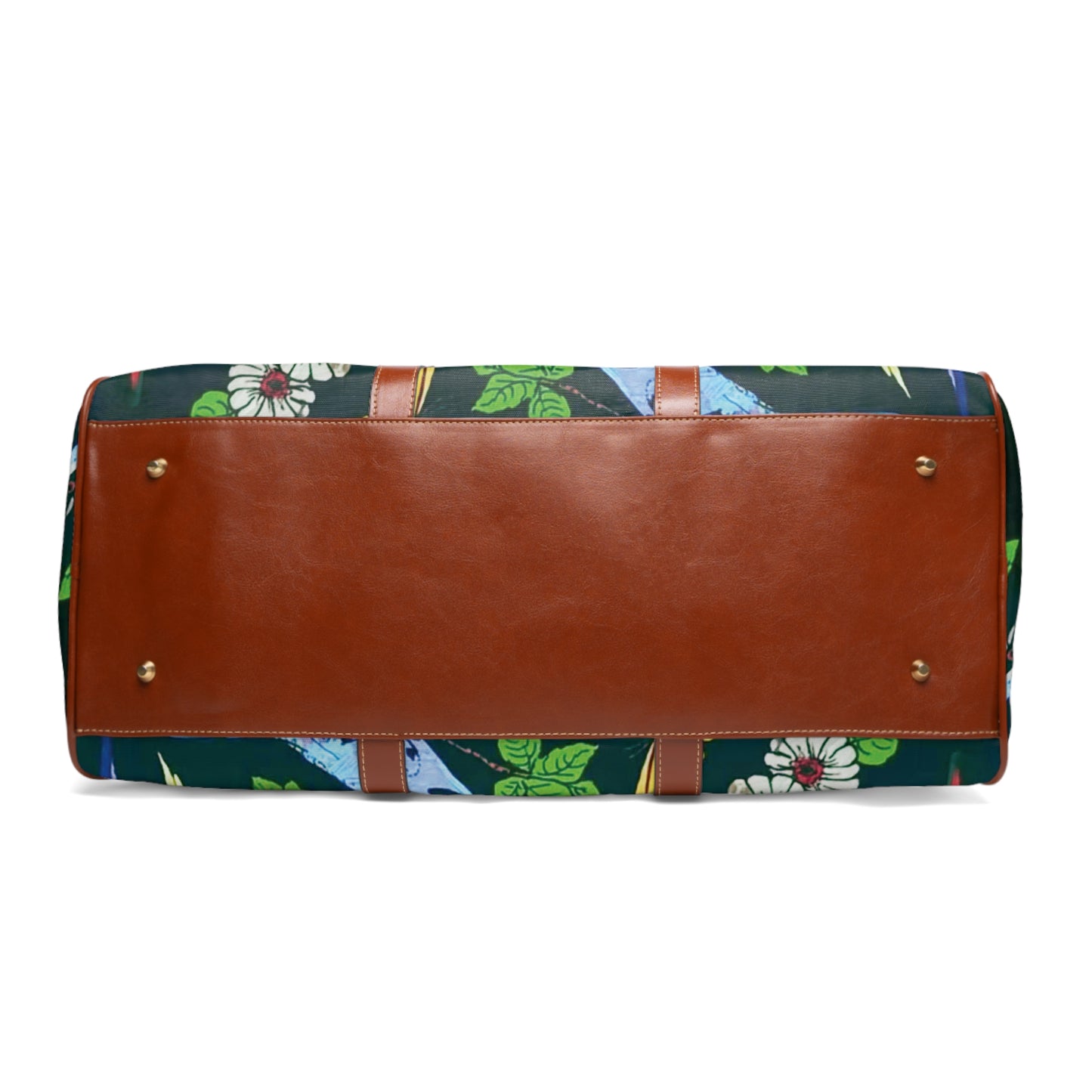 Tropical Waterproof Travel Bag - Perfect for Beach Getaways / Parrots and Butterflies Photo Art