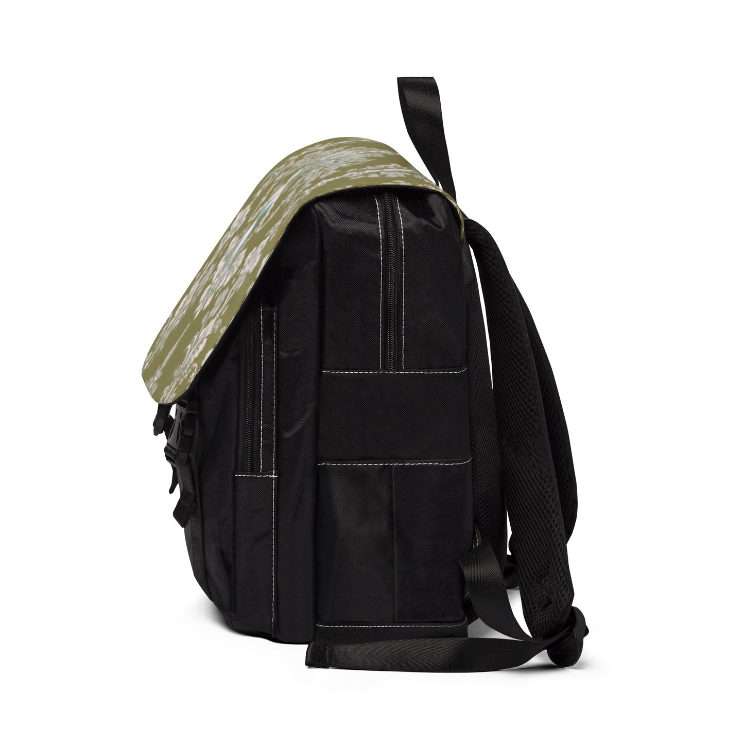 Tropical Casual Backpack - Perfect for Everyday Adventures / Pearl Lady Toile, Highborn Green