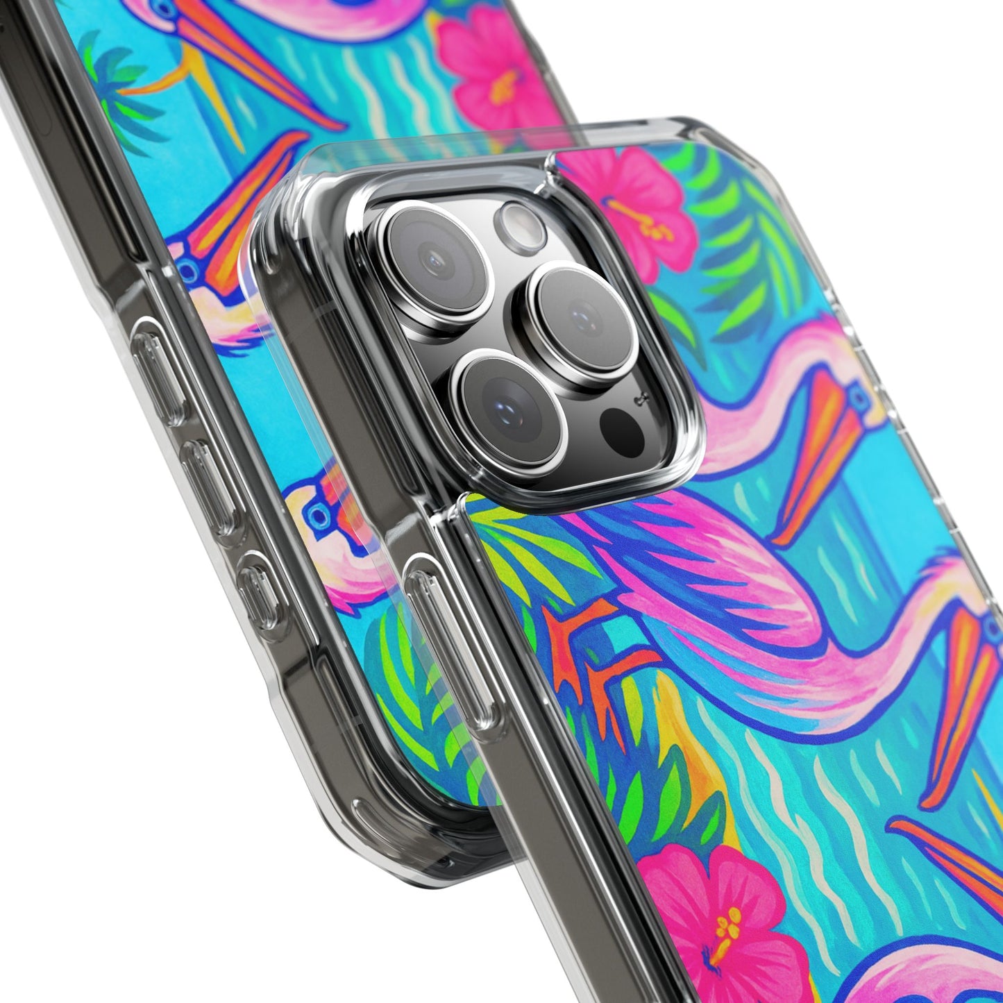 Beach Pelican Party Magnetic Clear Phone Case, Many Models