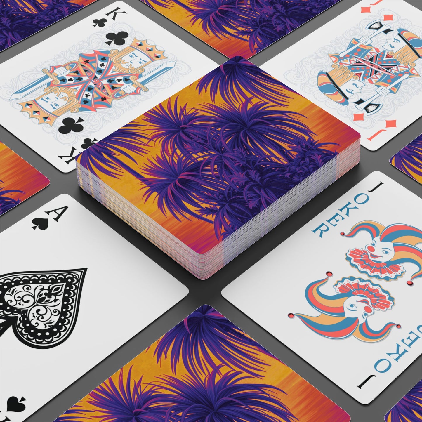 Poker Playing Cards - Tiny Palm Island Pop