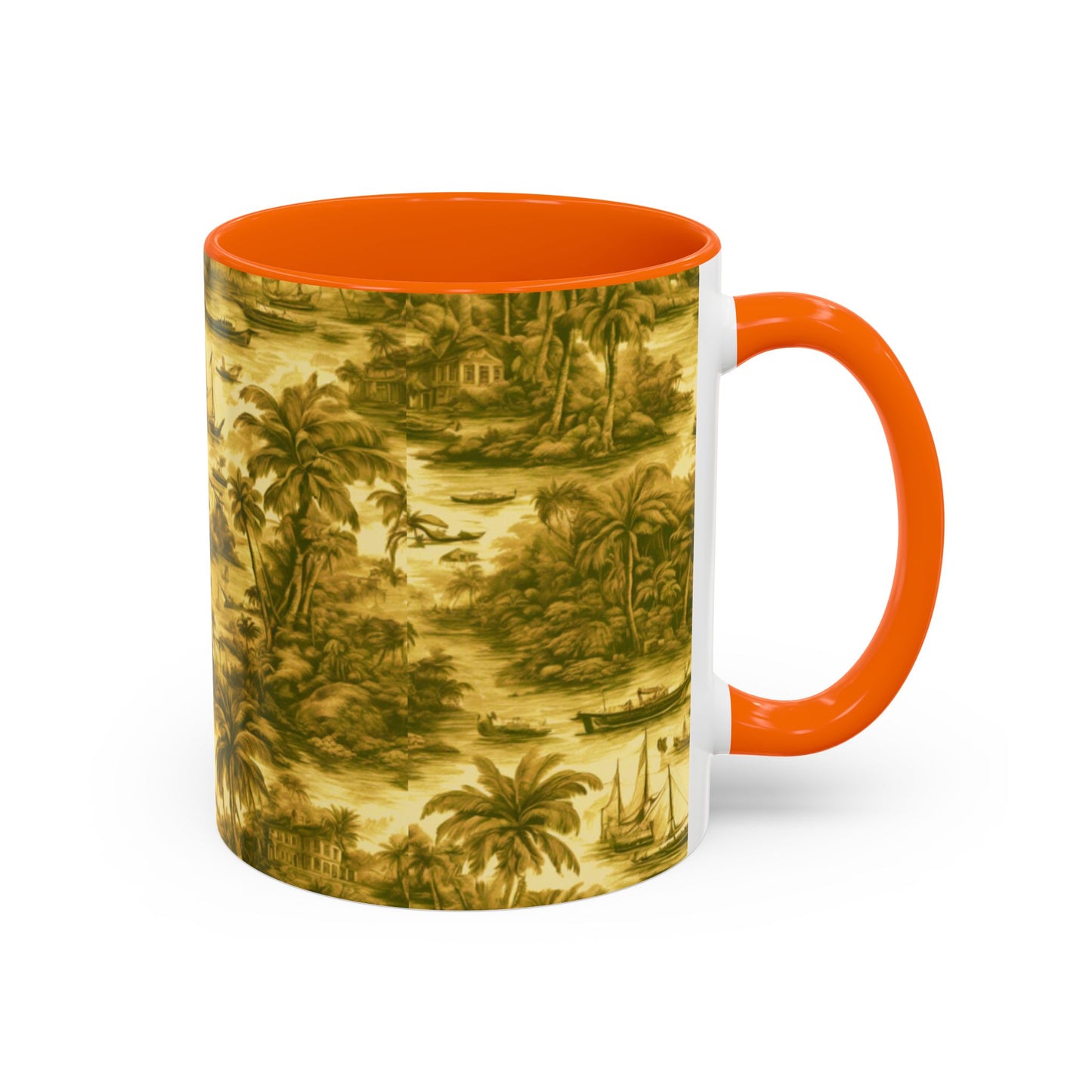 Copy of Accent Coffee Mug (11, 15oz), 8 Colors - Tiki Boss Loika